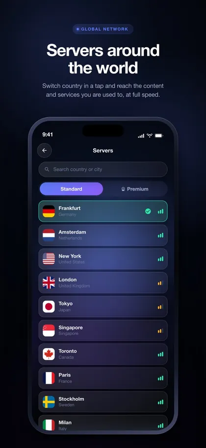 Komodo VPN screenshot 2
