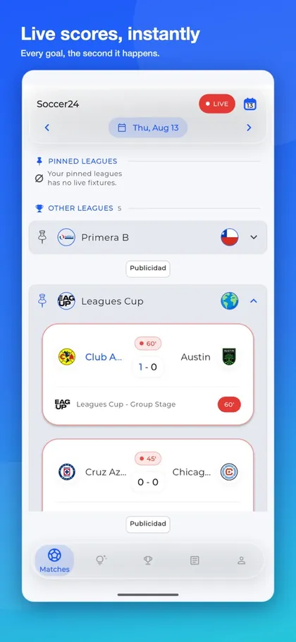Soccer24 screenshot 1